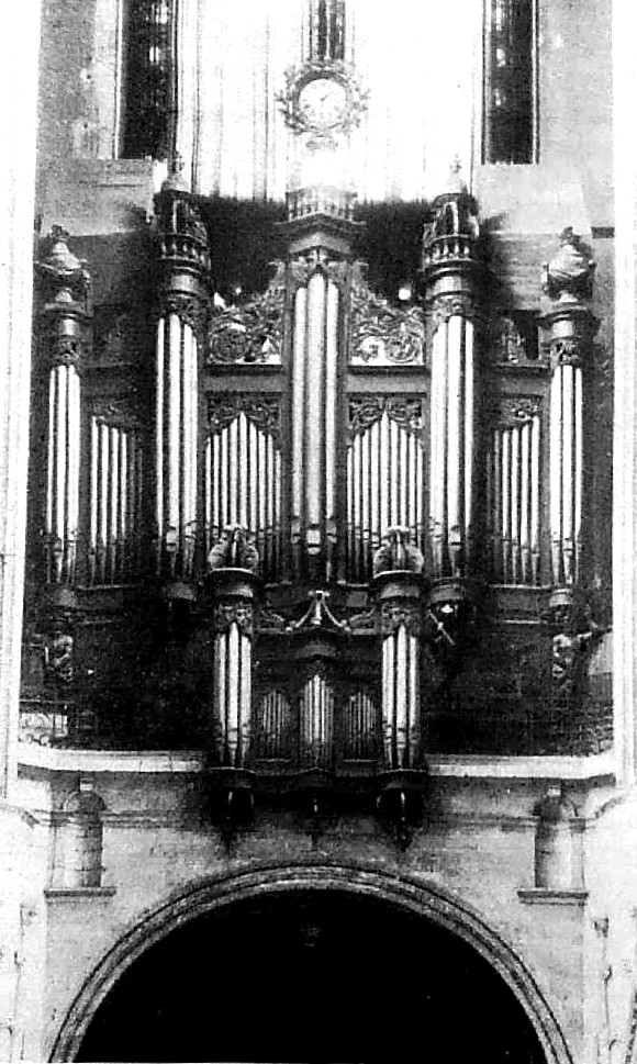 L'ancien orgue de la cathédrale de Nantes.