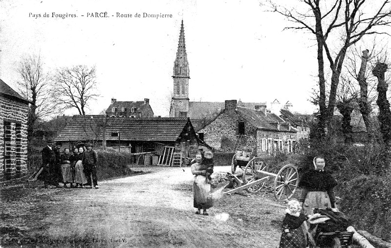 Ville de Parc� (Bretagne).