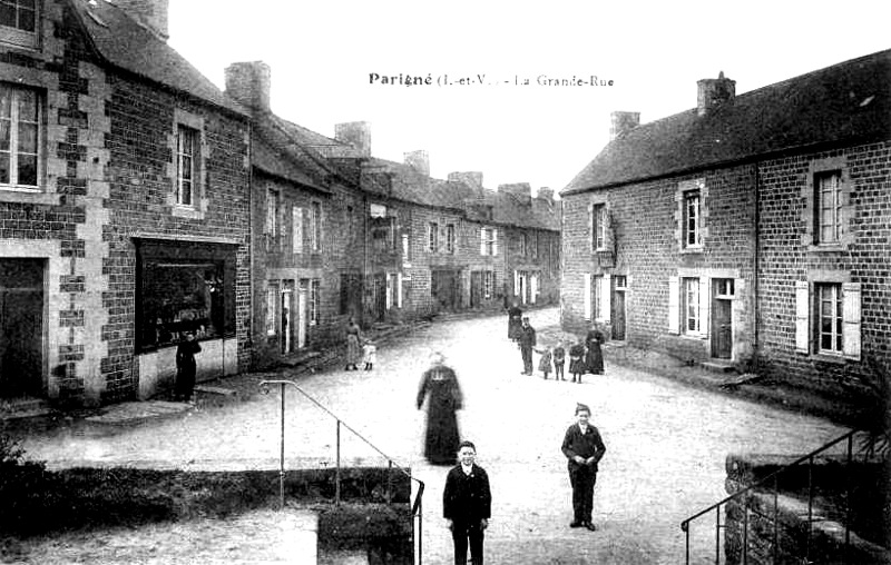 Ville de Parign� (Bretagne).