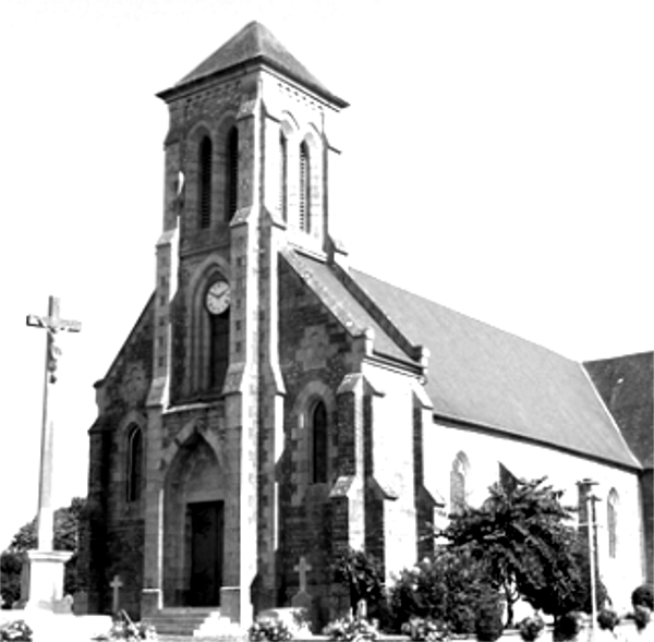 Eglise de Parign� (Bretagne).