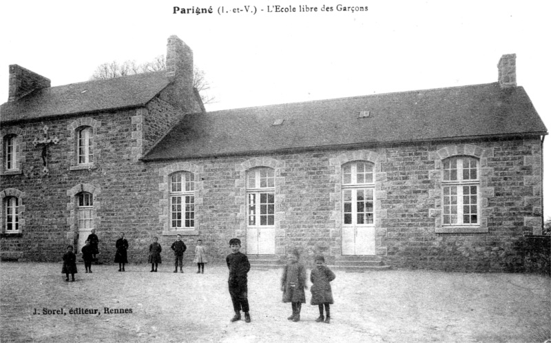 Ville de Parign� (Bretagne).