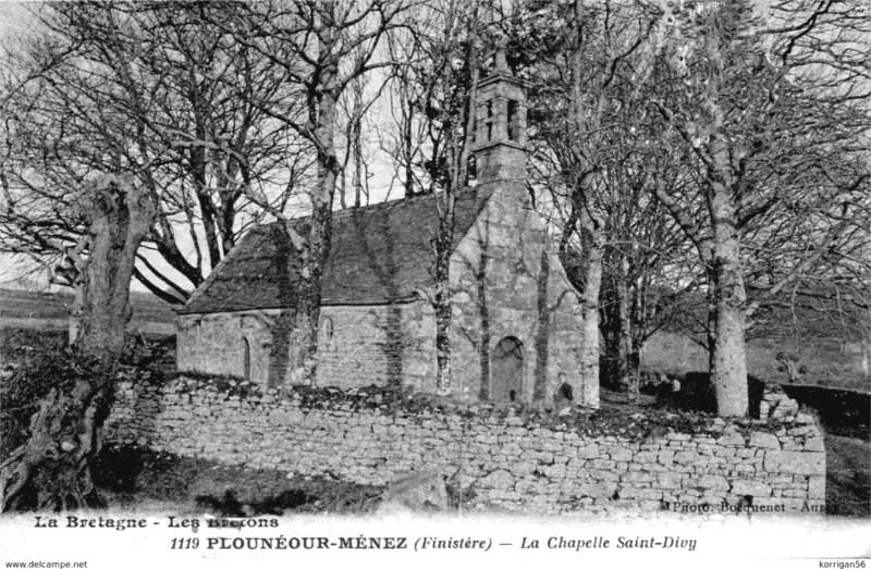 Chapelle Saint-Divy � Ploun�our-M�nez (Bretagne).