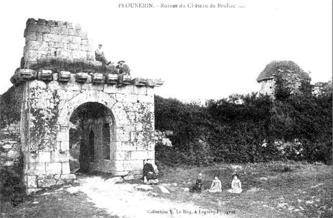 Manoir de Bruillac en Ploun�rin (Bretagne).