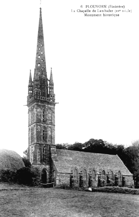 Chapelle de Lambader � Plouvorn (Bretagne).