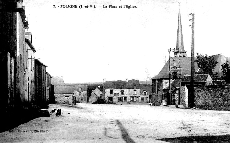 Ville de Polign� (Bretagne).