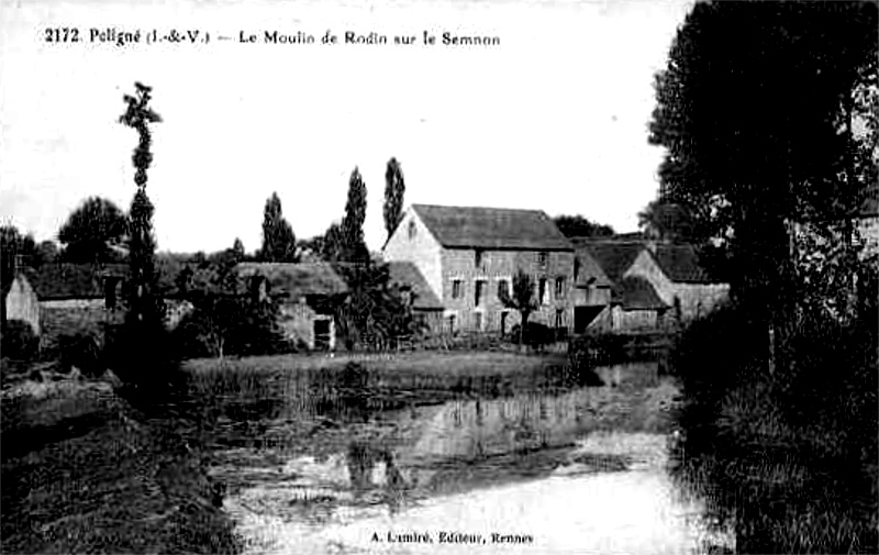 Moulin de Polign� (Bretagne).