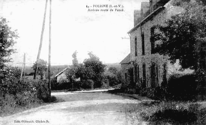 Ville de Polign� (Bretagne).