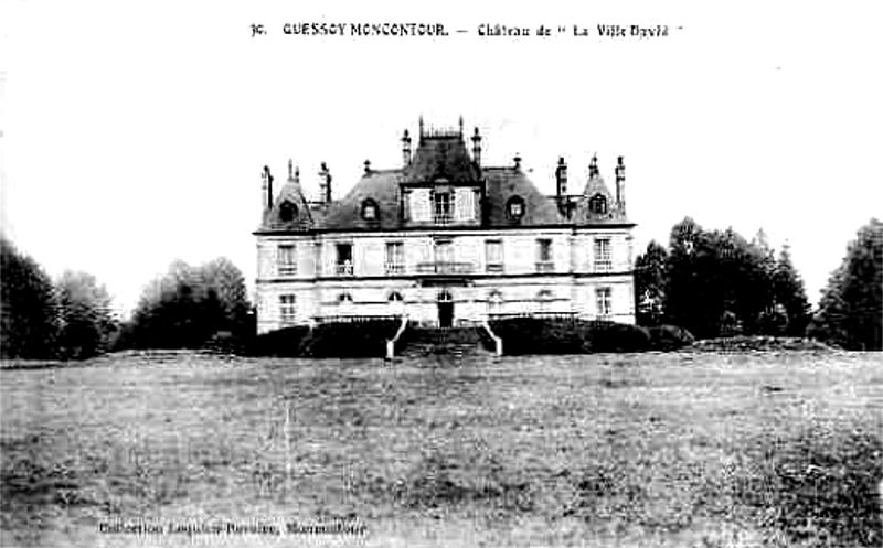 Ville de Quessoy (Bretagne) : ch�teau de Ville-Davy.
