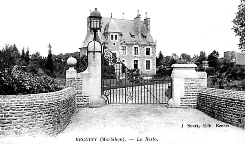 Ch�teau de R�guiny (Bretagne).