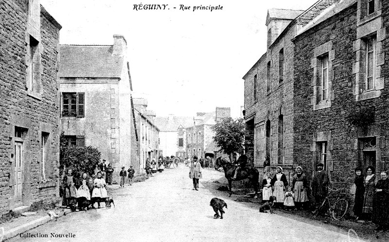 Ville de R�guiny (Bretagne).