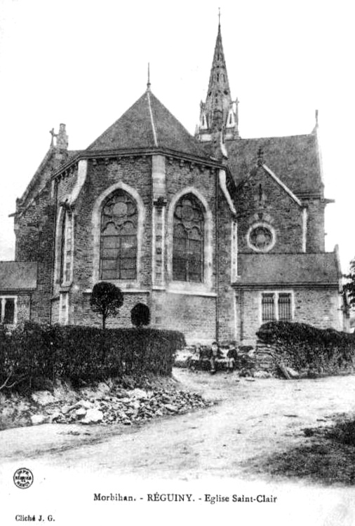 Eglise de R�guiny (Bretagne).