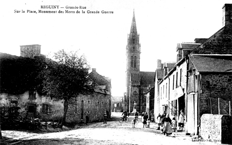 Ville de R�guiny (Bretagne).