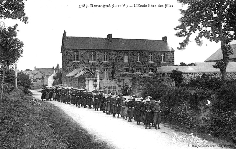 Ville de Romagn� (Bretagne).
