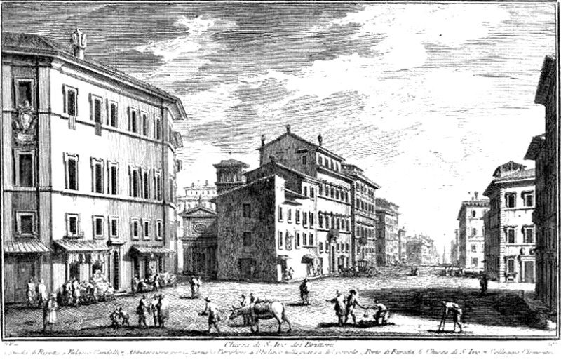 L'ancienne �glise Saint-Yves-des-Bretons � Rome.