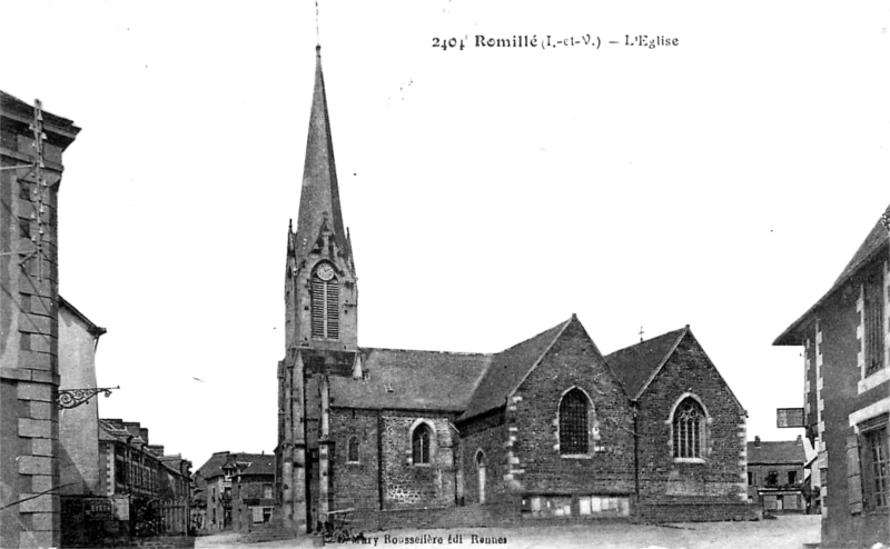 Eglise de Romill� (Bretagne).