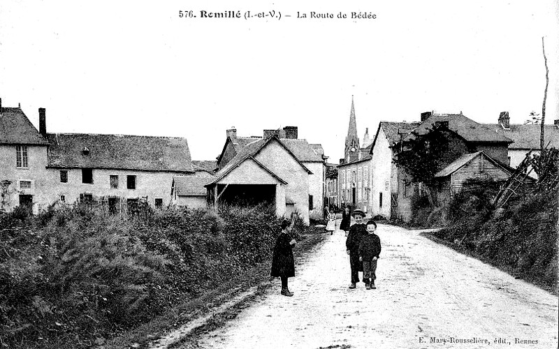 Ville de Romill� (Bretagne).