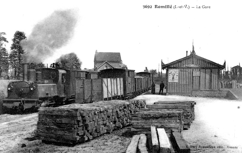 Ville de Romill� (Bretagne).