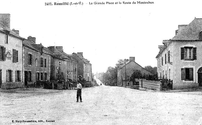Ville de Romill� (Bretagne).