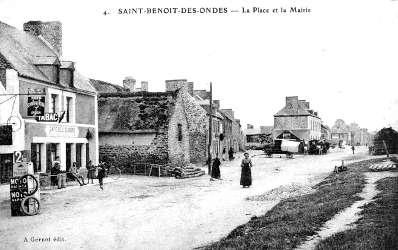 Ville de Saint-Beno�t-des-Ondes (Bretagne).