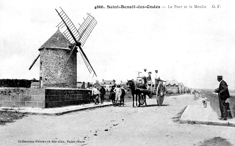 Ville de Saint-Beno�t-des-Ondes (Bretagne).