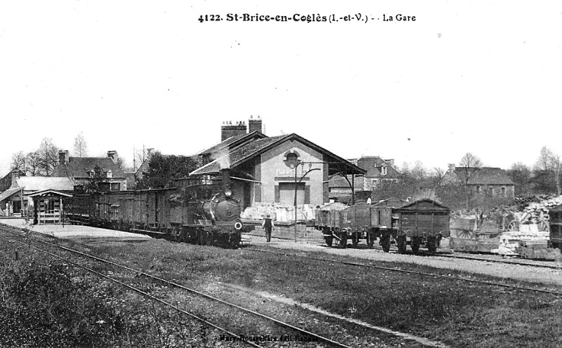 Ville de Saint-Brice-en-Coglès (Bretagne).