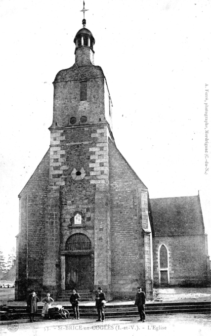 Eglise de Saint-Brice-en-Coglès (Bretagne).