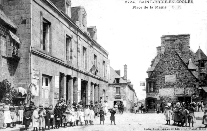 Ville de Saint-Brice-en-Coglès (Bretagne).