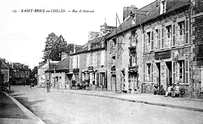 Ville de Saint-Brice-en-Coglès (Bretagne).