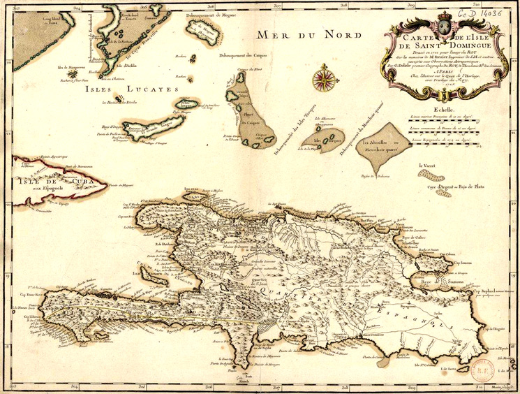 Plan de Saint-Domingue (XVIII�me si�cle)