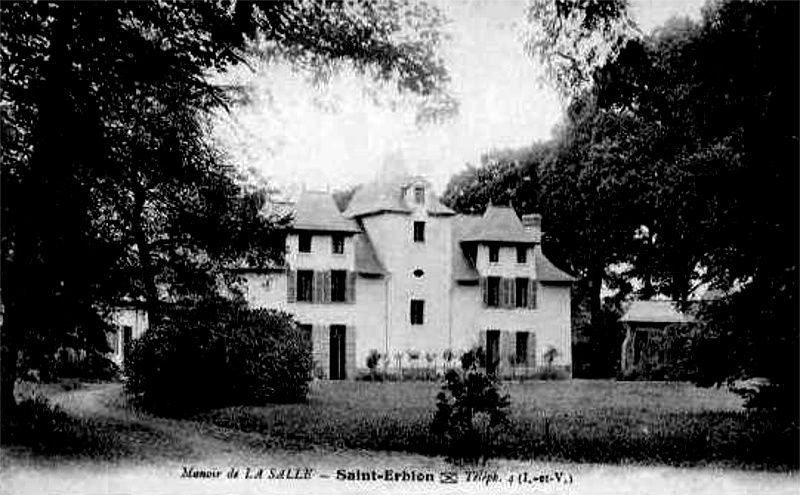 Manoir de Saint-Erblon (Bretagne).