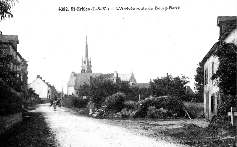 Ville de Saint-Erblon (Bretagne).