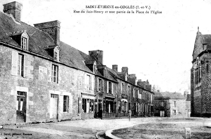 Ville de Saint-Etienne-en-Cogl�s (Bretagne).