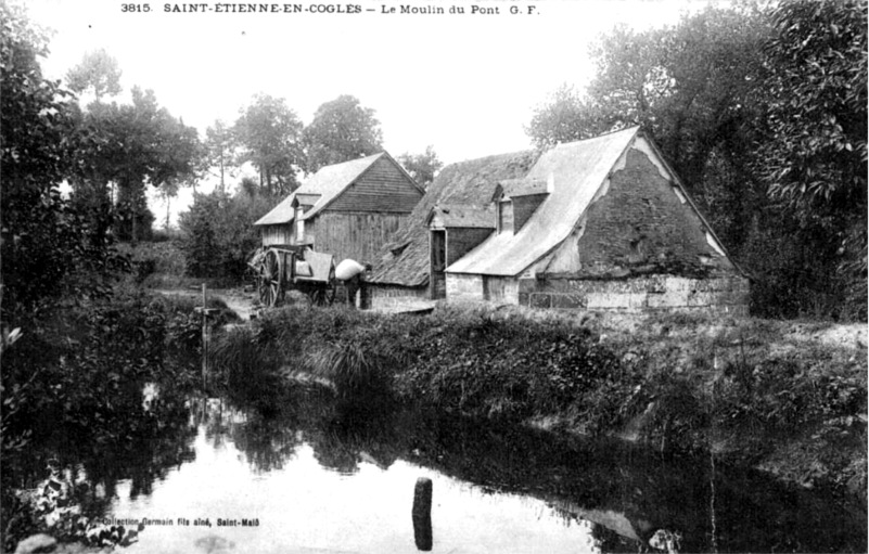 Moulin de Saint-Etienne-en-Cogl�s (Bretagne).