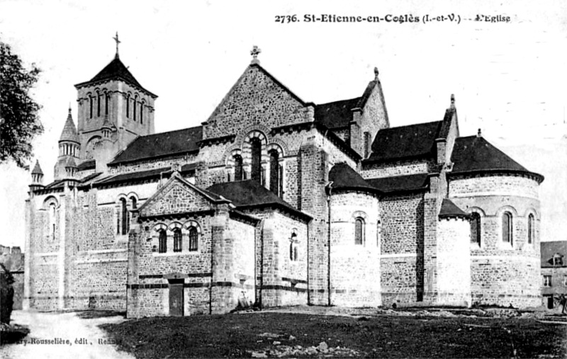 Eglise de Saint-Etienne-en-Cogl�s (Bretagne).