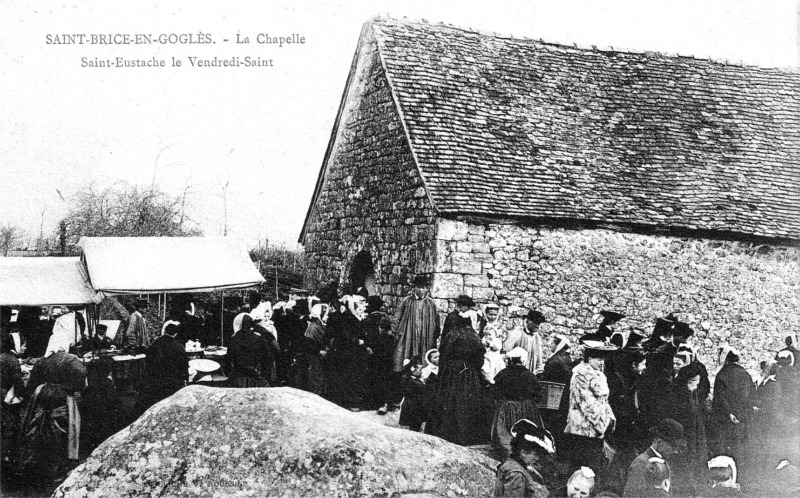 Chapelle de Saint-Etienne-en-Cogl�s (Bretagne).
