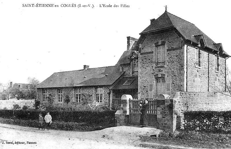 Ville de Saint-Etienne-en-Cogl�s (Bretagne).