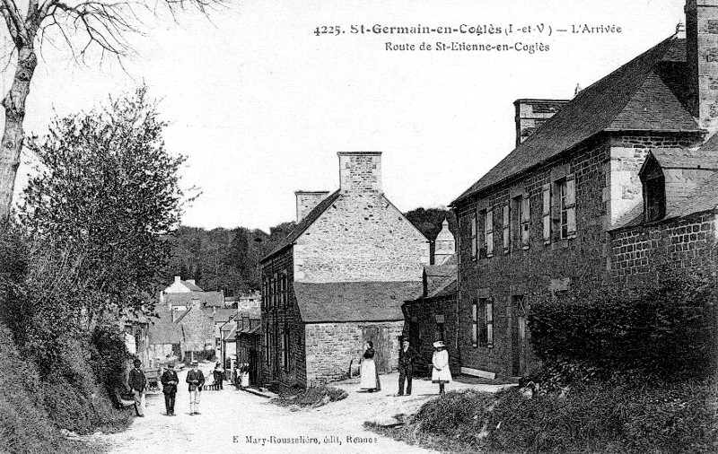 Ville de Saint-Georges-de-Cogl�s (Bretagne).