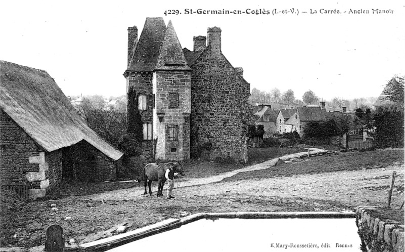 Manoir de Carr�e en Saint-Georges-de-Cogl�s (Bretagne).