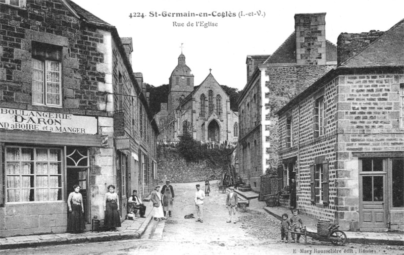 Ville de Saint-Georges-de-Cogl�s (Bretagne).