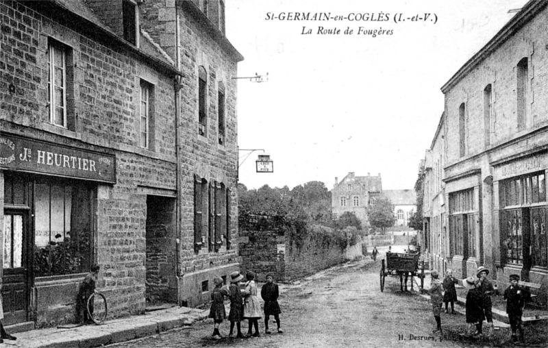 Ville de Saint-Georges-de-Cogl�s (Bretagne).