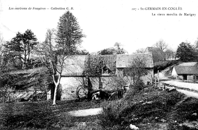 Moulin de Saint-Georges-de-Cogl�s (Bretagne).