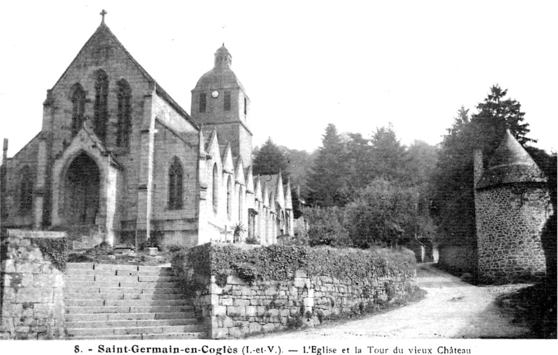 Eglise de Saint-Georges-de-Cogl�s (Bretagne).