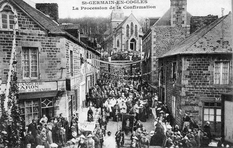 Ville de Saint-Georges-de-Cogl�s (Bretagne).