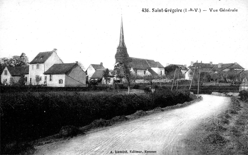 Ville de Saint-Gr�goire (Bretagne).