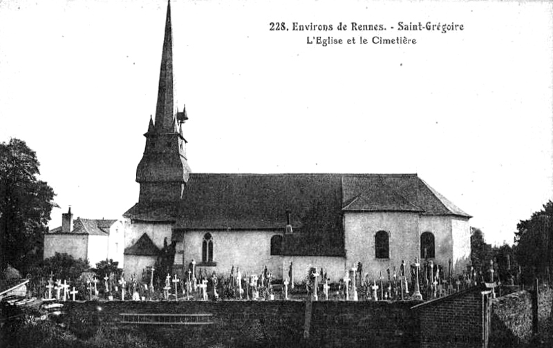 Eglise de Saint-Gr�goire (Bretagne).