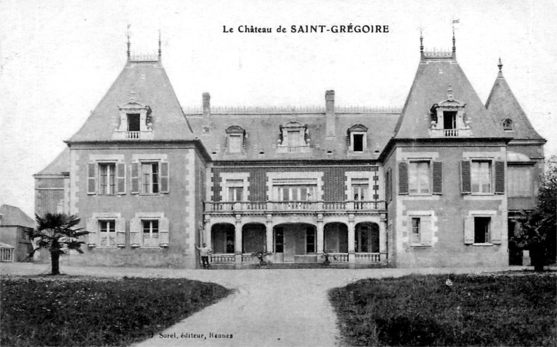 Ch�teau de Saint-Gr�goire (Bretagne).