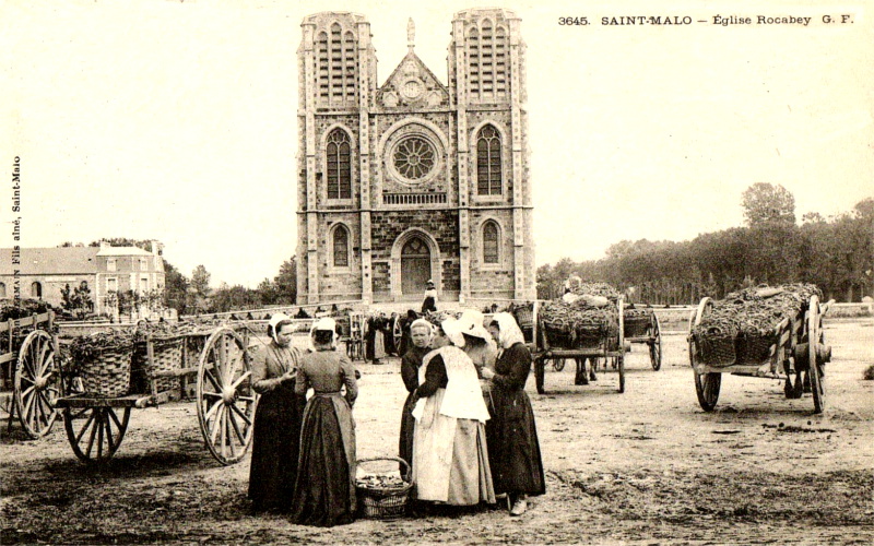 Saint-Malo : �glise de Rocabey.