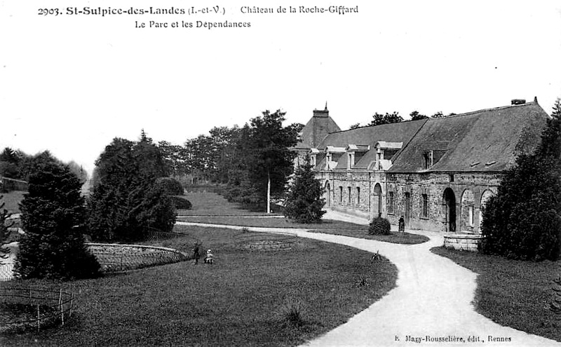 Ch�teau de la Roche-Giffard � Saint-Sulpice-des-Landes (Bretagne).