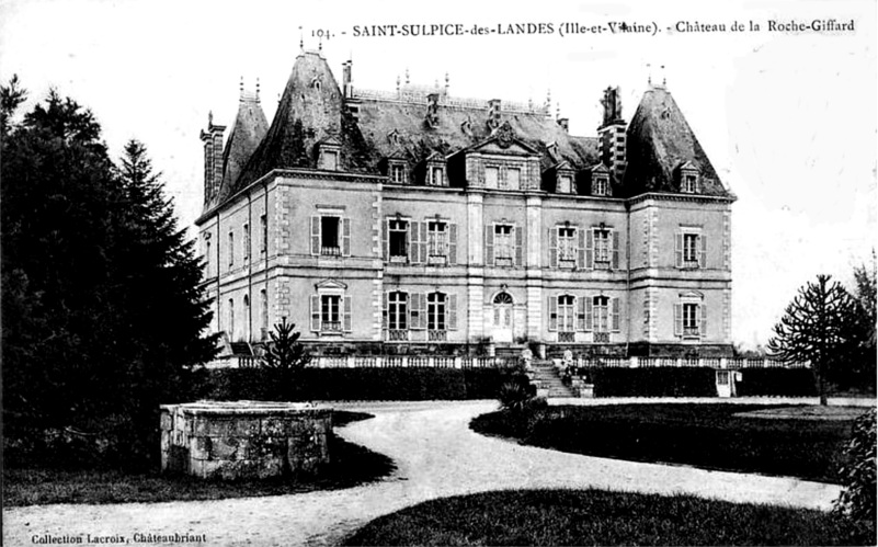 Ch�teau de la Roche-Giffard � Saint-Sulpice-des-Landes (Bretagne).
