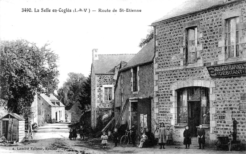 Ville de la Selle-en-Cogl�s (Bretagne).